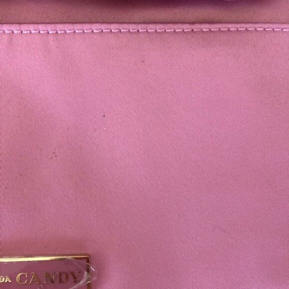 PRADA CANDY Set of Cosmetic Bags Pink Fabric Zip Top Rectangular NWOT - Picture 17 of 17
